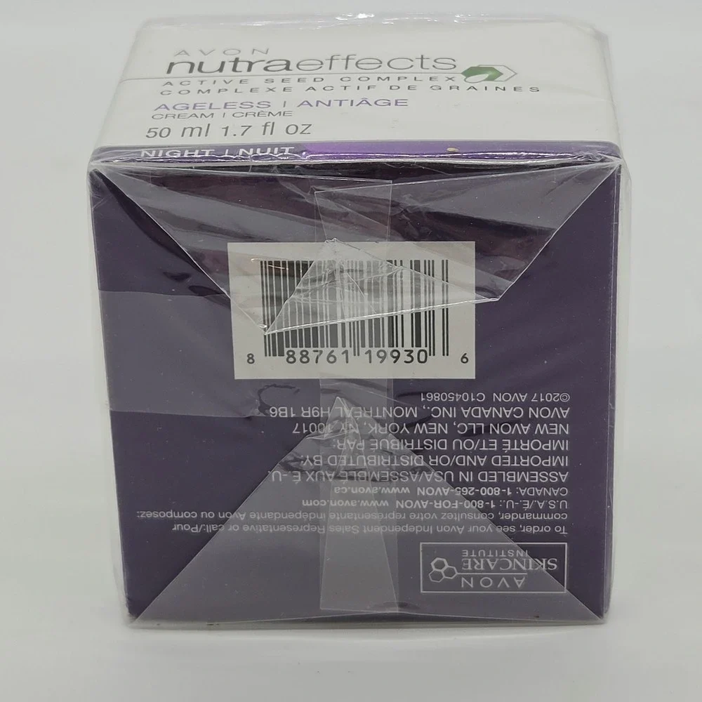 Avon NutraEffects Active Seed Complex AGELESS Night Cream  1.7 Fl Oz SEALED